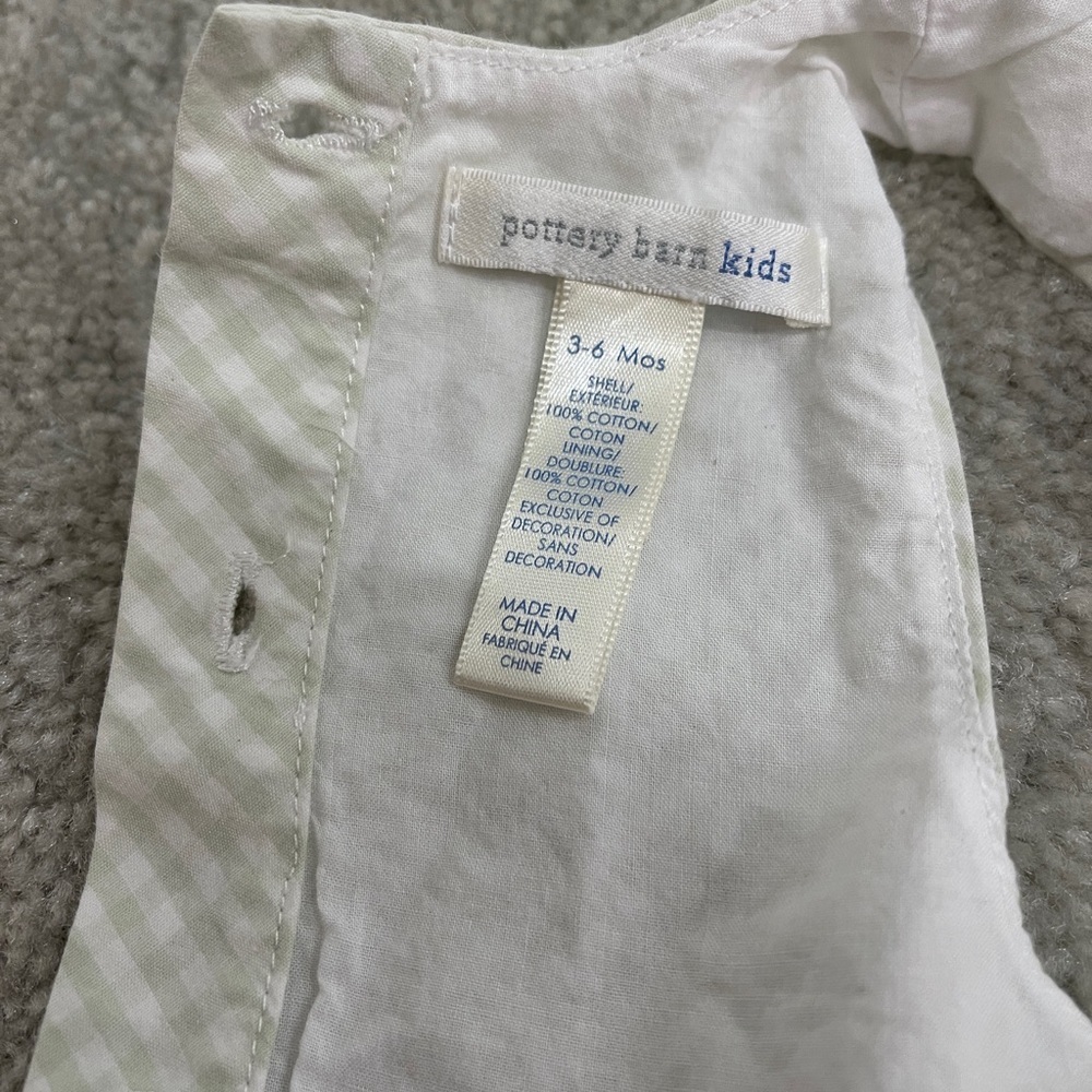 Pottery Barn Kids - Green Gingham Dress - Picture 6 of 8